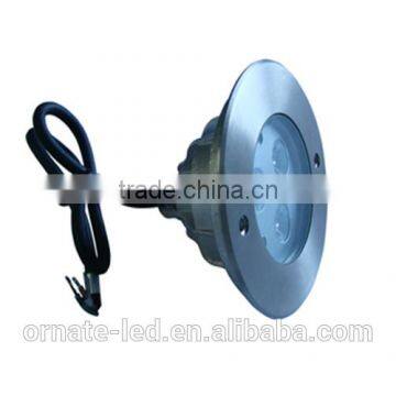 Fashion Design Round Shape Swimming Pool 12v 24v Stainless Steel 9w Underwater LED Lights For Fountains