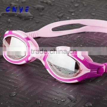 2015 new arrivel anti-shatter waterproof swimming goggles wide vision glasses