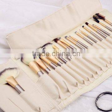 Newest 18pcs high-end makeup brush set with private label for makeup