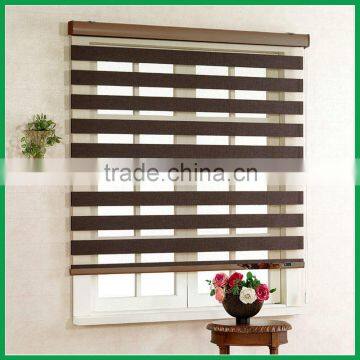 Best Quality Price Wholesale Double Fabric Zebra Roller Blinds photo-3