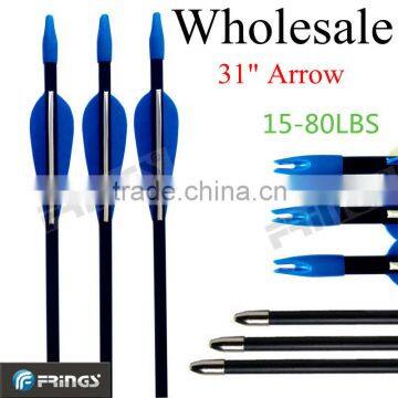 Wholesale 31" Durable Fiberglass arrow for archery 600pcs/lot free shipping for Fedex