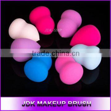 Hot Sale Latex Free Colorful Gourd Shape Cosmetic Puff With PVC Box