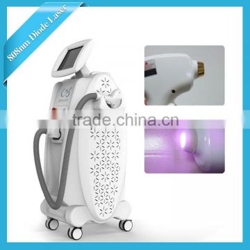 2015 Vertical Micro Channel 808nm Diode Laser 808 Hair removal with Germany Imported Bar