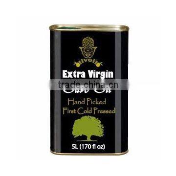 Extra Virgin Olive Oil. High Quality Extra Virgin Olive Oil.1st Cold Press.100% Extra Virgin Olive Oil 5L metallic Tin