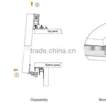 Hot Sale Wardrobe Sliding Door Mechanism With Soft Close photo-4