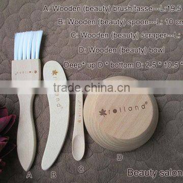 Bamboo beauty tool set