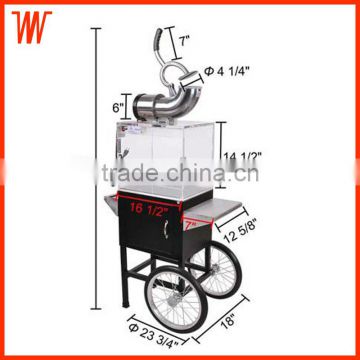 Hot selling Electric Industrial Ice Crusher with cart