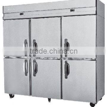 Economy business upright freezers refrigerators 6 doors refrigeration