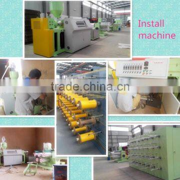 Single-screw Screw Design PP PE PET Monofilament Extruder Machinery / Rope Roping Production Line photo-2