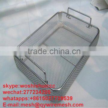 Medical 304 316 Stainless Steel Disinfecting Basket