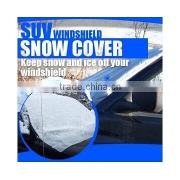 SUV windshield snow cover