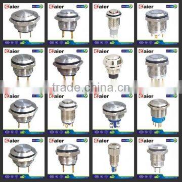 12mm 16mm 19mm 22mm or 25mm Push Button Switch Waterproof photo-6