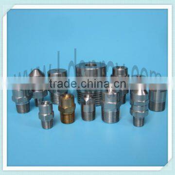 Stainless steel ss or brass or PVC plastic solid full cone water spray jet nozzle