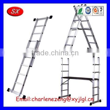 OEM&ODM customized Aluminium Fixed Ladders Assembly ,Triple Extension Ladder Aluminium