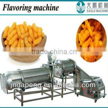 Best price and good quality potato chips/ snack pellet/popcorn twin rollers flavoring machine/seasoning machine supplier in chin