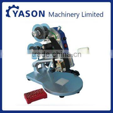 Manual Number Words Date Printing Machine for Bag