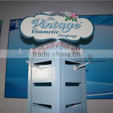 2016 Latest Revolving Slat Wall Display Rack With Hooks photo-6