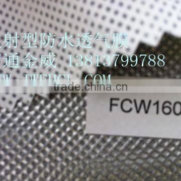 Aluminum Film pe Woven Fabric Thermal Insulation Material Roofing Waterproof Reflective Insulation Materials photo-3