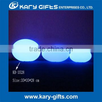 Flat Ball garden Decor Lighting Spheres wedding light battery ball