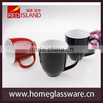 Wide Mouth Cup, Ceramic Coffee Mug photo-4