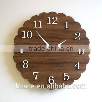 Wooden wall clock