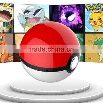 Hot New Products for 2016 Fashion Pokemon Power Bank Round Ball Pokemon go Pokeball Night Lamp Power Bank photo-4
