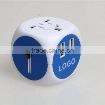 hot sell plug univeral travel double usb adapter world travel adaptor multipurpose plug travel adapter with usb