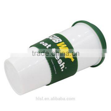 480ML Takeaway Plastic Coffee Cups With Lid, Reusable White Plastic Sports Cups photo-5