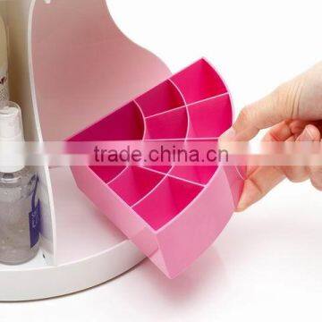 Stylish Design Dazzle Color Plastic Cosmetic/Skin Care Products/Makeup Storage Box/Organizers photo-4