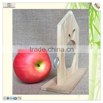 Unfinished Cute Die Cutting Wood Key Rack Holder photo-3