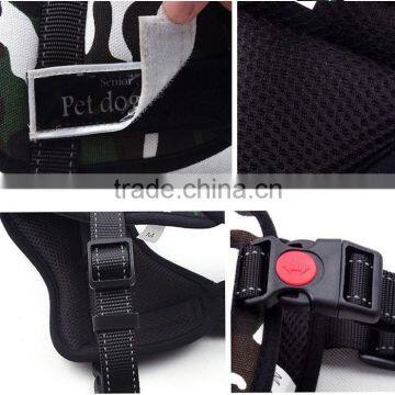CY113 High Quality Adjustable Pet Harness Vest Breathable Dog Training Harness photo-3