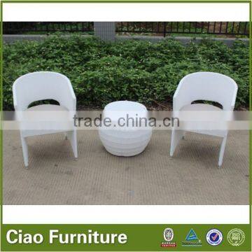 Wholesale Coffee Shop Furniture Rattan Small Side Table and Chair photo-2