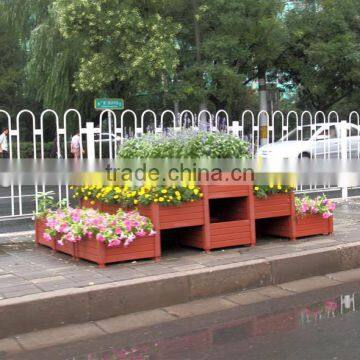 Plastic Multifunction Modular Box Planter, Street Flower Pots, Garden Planters photo-5