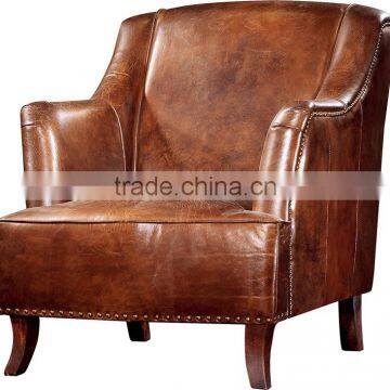 2016high Quality Retro Vintage Leather Leisure Chair for Living Room C627#