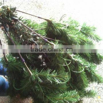Home Garden Edging Decorative 7.5ft Height 700 Pcs of Pine Tips Artificial Green Plastic LED Lights Christmas Trees ESDS11 1707 photo-3