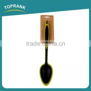 Kitchen Utensils Cooking Soup Spoon FDA Food Grade Flexible Heat Resistant Non-stick Silicone Spoon photo-3