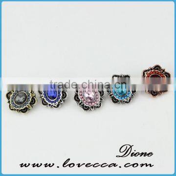 DIY Custom Snap Charm Wholesale Crystal Snap Button Jewelry photo-3