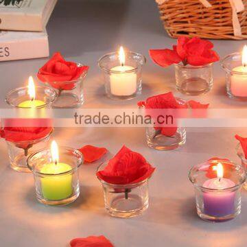 Mini Clear Glass Candle Holder Tealight Insert for Wedding Decoration photo-2