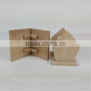 3D Handmade Decorative Wooden Bird House,wooden Bird Feeder photo-6