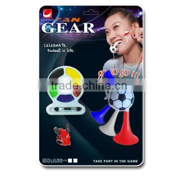 2016 Euro Cup football fans mini horn cheering set/ fan gears / soccer fans noise maker kit