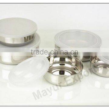 Stainless Steel Lid Bowl