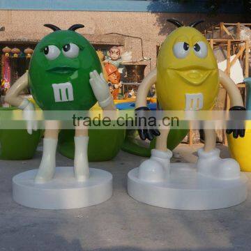 Fiberglass M&M Cartoon Sculpture photo-2
