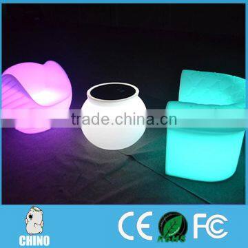 Manufacturer New Design LED bar furniture,Shell-shaped luxury LED bar chair