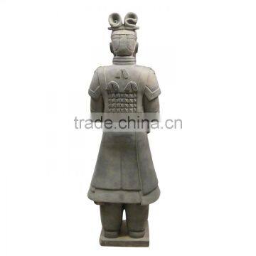 Antique Stone Craving Sculpture Chinese Warriors Statue for Sale photo-3