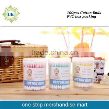 Hot Sale 100pcs Plastic Stick Cotton Buds