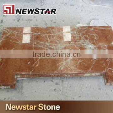 Newstar Rojo Alicante Red Marble Vanity Top Counter Tops for Hotel Designs photo-3