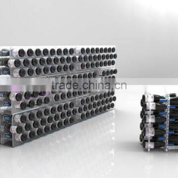 Clear Acrylic Wine Bottle Holder for Hotel/resturant/bar/home