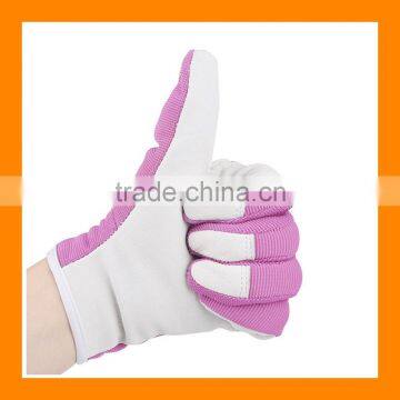 Comfortable Fit Pink Ladies Gardening Gloves Lawn and Garden Gloves For All Yard Work