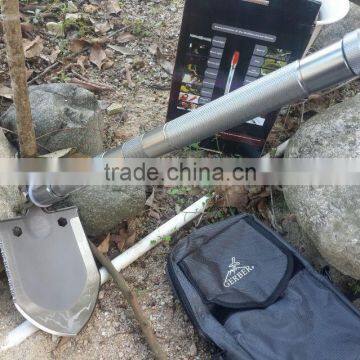 Chinese military folding shovel with saw