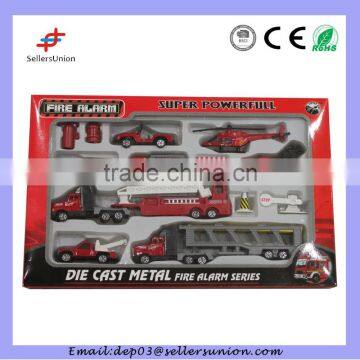 Alloy Full Set 13pcs Fire Control Toys Car Set